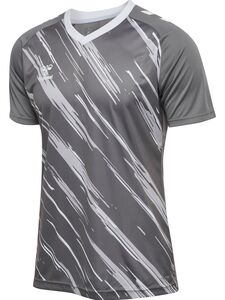 Hummel hmlMATCH TRIUMPH JERSEY S/S - STEEL GRAY/WHITE