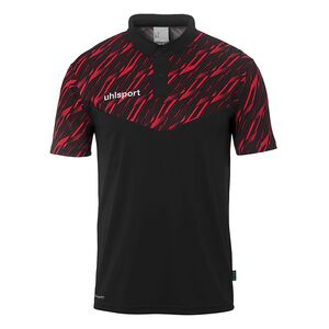 Uhlsport Progressive 28 Polo Shirt - schwarz/rot