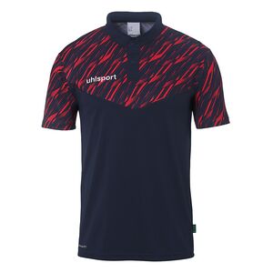 Uhlsport Progressive 28 Polo Shirt - marine/rot
