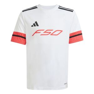 adidas F50 Jsy Y Kinder - white/lucred/black