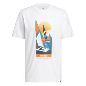 adidas M Sailing Ss T - white