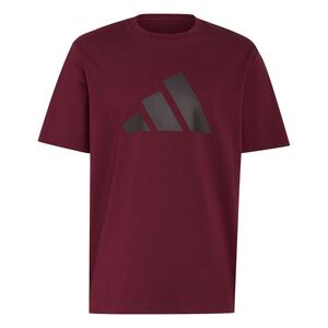 adidas M Dot Logo Tee - maroon