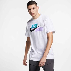 Nike Nike Sportswear Jdi MenS T-Shirt - white/spirit teal/atomic violet/bla