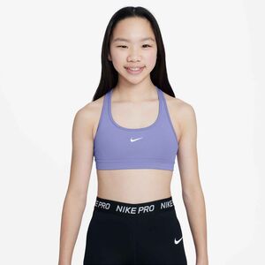 Nike Nike Swoosh Girls Sports Bra - light thistle/white