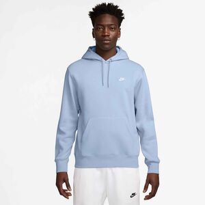 Nike Nike Club MenS Pullover Fleece Hoo - hydrogen blue/hydrogen blue/white