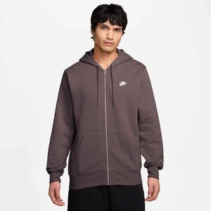 Nike Nike Club MenS Full-Zip Fleece Hoo - tattoo/tattoo/white