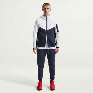 Nike Nike Tech MenS Fleece Windrunner F - white/obsidian/speed red