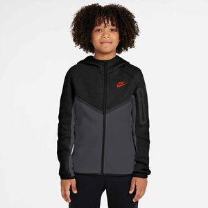 Nike Nike Sportswear Tech Fleece Big Kid - black/anthracite/black/turf orange