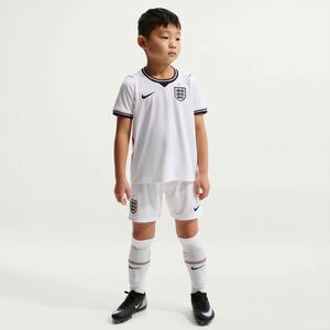 Nike England 2025/26 Stadium Home Little - white/speed red/obsidian/obsidian