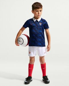 Nike Fff 2025/26 Stadium Home Little Kid - game royal/metallic copper