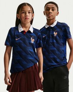 Nike Fff Y Kinder Nk Dfadv Jsy Ss Match Hm - game royal/metallic copper