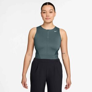 Nike Nike Pro WomenS Dri-Fit Tank Top - mineral slate/faded spruce/white