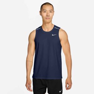 Nike Nike Miler MenS Dri-Fit Running Ta - midnight navy/reflective silv