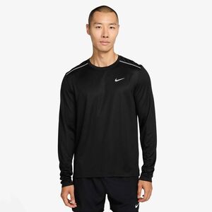 Nike Nike Miler MenS Dri-Fit Uv Long-Sl - black/reflective silv