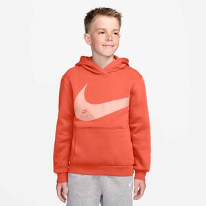 Nike Nike Sportswear Club Big Kids Hood - turf orange/arctic orange