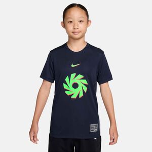 Nike Erling Haaland Academy Big Kids Dr - obsidian/white/green strike/green s