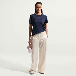 Nike Fff W Nk Wordmark Tee - blackened blue