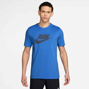 Nike Nike MenS Dri-Fit Running T-Shirt - blue crystal/thunder blue