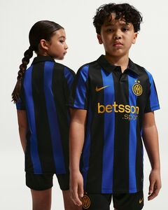 Nike Inter Y Kinder Nk Df Jsy Ss Stad Hm - lyon blue/black/university gold