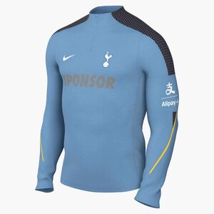 Nike Thfc M Nk Df Strk Drill Top K - light blue/obsidian/white