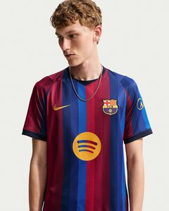 Nike Fcb M Nk Df Jsy Ss Stad Hm - deep garnet/blue void/mineral yello