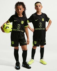Nike Atm Y Kinder Nk Df Short Stad Aw - black/volt/volt