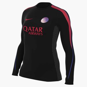 Nike Psg W Nk Df Strk Crew Top K - black/global red/global red