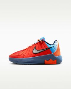 Nike Lebron Jade Big Kids Basketball Sh - picante red/metallic silver-blue cr