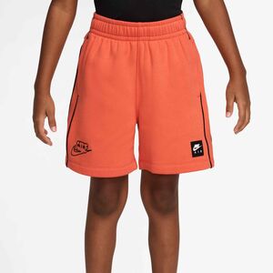 Nike Nike Air Big Kids Fleece Shorts - turf orange/black/black