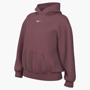 Nike W Nk Stdo Flc Std Po Hdy - pink smoke/sail