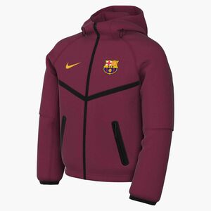 Nike Fcb B Nsw Tch Wvn Fz Jacke - noble red/black/mineral yellow