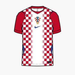 Nike Cro M Nk Df Jsy Ss Stad Hm - white/university red/hyper royal