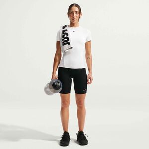 Nike W Nk One Fitted Ss Top - white/black