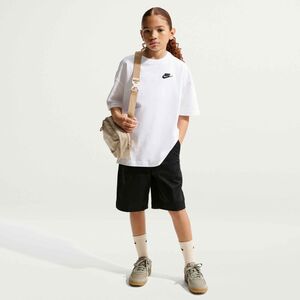 Nike K Nsw Tee Os Emb Futura Lbr - white