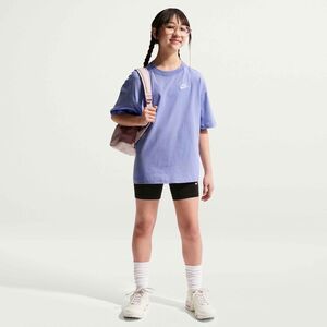 Nike K Nsw Tee Os Emb Futura Lbr - light thistle