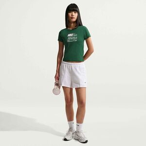 Nike W Nsw Chll Knt Mdcrp Vrb17 Tee - sport green