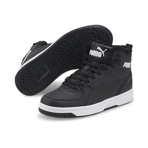 Puma Puma Rebound Joy Fur Jr - PUMA BLACK-PUMA WHITE