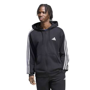 adidas M 3S Ft Fz Hd - black/white