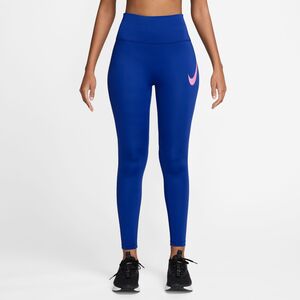 Nike W Nk Df Tempo Hr 7/8 Tgt Swhbr - old royal/reflective silv/pink rise