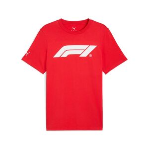 Puma F1 ESS Logo Tee 180g - Pop Red