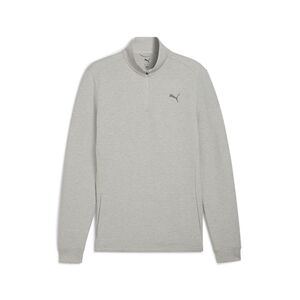 Puma M Cloudspun 1/4 Zip - Light Gray Heather