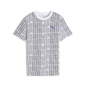 Puma Ess Logo Lab Aop Tee B - PUMA WHITE
