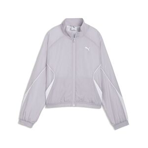 Puma PUMA SPORT Relaxed Woven Full-Zip Jacket - Vibrant Silver