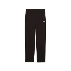 Puma ESS ELEVATED High Waist Straight Leg Rib Pants G - PUMA Black