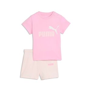 Puma MINICATS ESS Tee and Shorts Set INF - Pink Shimmer