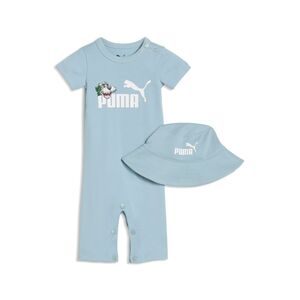 Puma MINICATS SUPER PUMA Newborn 2-Piece Romper INF - Seafoam