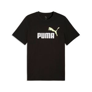 Puma ESS 2 COLOR No. 1 Logo Tee - PUMA Black-Apple Spritz