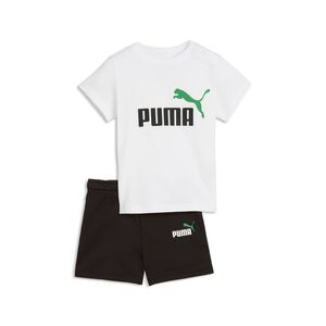Puma MINICATS ESS Tee and Shorts Set INF - PUMA Black-Archive Green