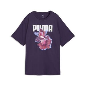 Puma GRAPHICS Relaxed Flower Tee - Deep Plum