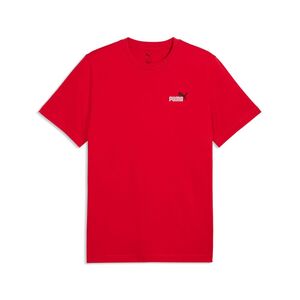 Puma ESS 2 COLOR Small No. 1 Logo Tee - For All Time Red
